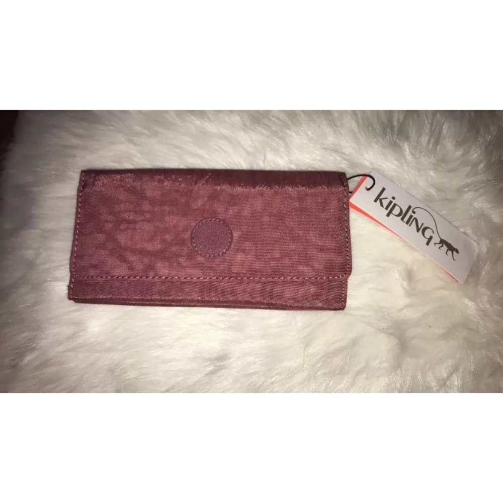Authentic Kipling Maroon Wallet